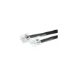 Cordon telephonique RJ11 / RJ11 noir - 5 m photo du produit
