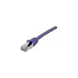 DEXLAN Cordon RJ45 categorie 6A S/FTP LSOH snagless violet - 25 m photo du produit