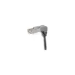 Cordon RJ45 categorie 6A S/FTP coude bas gris - 1 m photo du produit