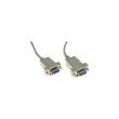 Cable null modem DB9F/F 3M photo du produit