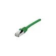 Cordon RJ45 categorie 6A F/UTP LSOH snagless vert - 20 m photo du produit