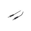 Cordon stereo jack 3.5 mm noir - 3 m photo du produit