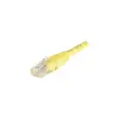 Cordon RJ45 categorie 6 U/UTP jaune - 1,5 m photo du produit