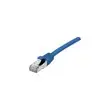 Cordon RJ45 categorie 6A F/UTP LSOH snagless bleu - 25 m photo du produit
