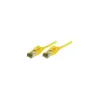 Cordon RJ45 sur cable categorie 7 S/FTPLSOH snagless jaune - 1,5 m photo du produit