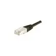 Cordon RJ45 categorie 5e F/UTP noir - 1m photo du produit