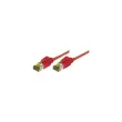 Cordon RJ45 sur cable categorie 7 S/FTPLSOH snagless rouge - 7,5 m photo du produit