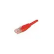 Cordon RJ45 categorie 5e U/UTP rouge - 0,15 m photo du produit