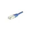 Cordon RJ45 categorie 6 F/UTP bleu - 20m photo du produit