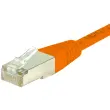 Cordon RJ45 categorie 6 S/FTP orange - 20 m photo du produit