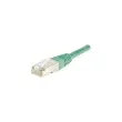 Cordon RJ45 categorie 5e F/UTP vert - 2m photo du produit