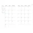 PLAN NOTE 1521 ML Andrea bleu marine photo du produit