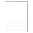 FICHES NOTES T21 Blanc rech s/f photo du produit