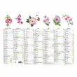 Calendrier 29,5 x 22 Fleurs 7 mois photo du produit
