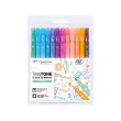 Tombow Feutre double pointe 'TwinTone' Pastell Colours photo du produit