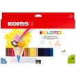 Kores Crayon de couleur triangulaire 'Kolores', étui carton photo du produit