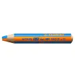 STABILO Crayon multi-talents woody 3en1 duo, orange/bleu photo du produit
