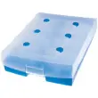 HAN Boîte à fiches CROCO DUO, A8 paysage, bleu translucide photo du produit