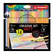 STABILO Set créatif point 88/Pen 68 ARTY, étui carton de 24 photo du produit