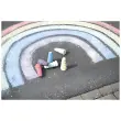 EBERHARD FABER Craie de trottoir corne de licorne, étui de 6 photo du produit