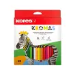 Kores Crayon de couleur 'Kromas', étui en carton de 12, photo du produit