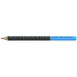 FABER-CASTELL Crayon graphite Jumbo GRIP TWO TONE, bleu photo du produit