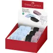 24 FABER-CASTELL Gomme en plastique SLEEVE MINI, assorti photo du produit