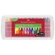 FABER-CASTELL Craies triangulaires &agrave; la cire Jumbo, &eacute;tui 24 photo du produit