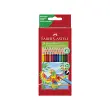 FABER-CASTELL Crayons de couleur triangulaires, étui de 24 photo du produit