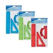 WESTCOTT Kit de g&eacute;om&eacute;trie, 3 pi&egrave;ces, avec r&egrave;gle souple photo du produit