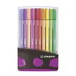 STABILO Stylo feutre Pen 68, ColorParade de 20, gris/rose photo du produit