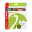 Crayon de couleur GREENcolors - étui carton de 24 - Stabilo photo du produit