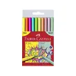 FABER-CASTELL Feutres GRIP fluo + pastel, étui de 10 photo du produit