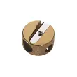 M+R Taille-crayon duo, en laiton, rond photo du produit