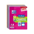 Oxford Cahier piqûre, A4, Seyès, 96 pages, lot de 5 photo du produit
