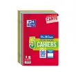 Oxford Cahier piqûre, A4, Seyès, 96 pages, lot de 5 photo du produit
