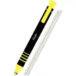 Läufer Stylo-gomme en plastique, 2 gommes de rechange, jaune photo du produit