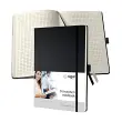 sigel Carnet de notes Conceptum, A4+, quadrillé, noir photo du produit