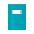 25 HERMA Prot&egrave;ge-cahier, A5, en PP, bleu fonc&eacute; opaque photo du produit