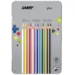 LAMY Crayon de couleur triangulaire plus, étui métal de 24 photo du produit