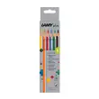LAMY Crayon de couleur triangulaire plus, &eacute;tui carton de 6 photo du produit