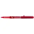 Rollers Vball 1.0 écriture 0.7 mm encre liquide rouge clip métal - Pilot photo du produit