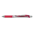Roller pentel energel retractable 0.7mm rouge clip metal photo du produit