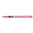 Stylos v5 ecriture fine 0.3mm rose clip metal encre liquide - Pilot photo du produit