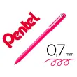 Stylos - bille izee a capuchon pointe moyenne 1mm rose - Pentel photo du produit