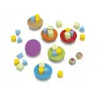 Jeu en bois Equilibry 6 demi-boules - 45 pions formes - Culture club photo du produit