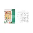 Pack de 66 gommettes sodertex transparentes 17x22 cm 6 planches - Sodertex loolipo photo du produit