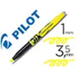 Surligneurs frixion light encre thermosensible jaune - Pilot photo du produit