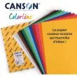 Papier dessin colorline 50x65 cm 150g 25 feuilles - Canson photo du produit