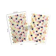 Gommette mini etoile maildor 10, 5x16cm coloris assortis metallise - Clairefontaine photo du produit